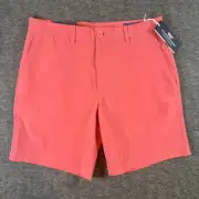 Vineyard Vines Mens 8" Performance Stretch Breaker Short Jetty Red Sz 32 NEW $89