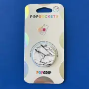 Popsockets Popgrip: Phone Holder & Stand - DOVE WHITE MARBLE