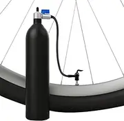 Bike Inflator,Tire Inflation Tank | 200PSI Portable Tyre Compressor Vacuum Inflator for Mountain Road Bicycles Women Men Bicycles