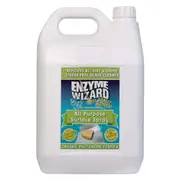 Enzyme Wizard 5L Liquid All Purpose Surface Spray Grime Cleaner Odour Eliminator