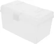 Didiseaon Box Portable Medicine Container Cabinet Bin for Aid Kit for Car Medication Kit Containers Medicine Storage Containers White