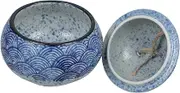 PAMINGONO Japanese Enamel Stew Pot Lid Ceramic Soup Serving Bowl Cookware for Stew Stockpot for Desserts Steam Cooker
