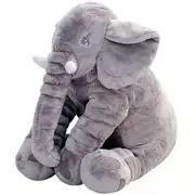24 -inch blurred big elephant filled animal, soft filled elephant toy cute bedroom elephant plush, funny elephant gifts for men