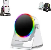 4-in-1 360° Rotating Bluetooth Speaker Stand, 4-in-1 360° Multifunctional Wireless Bluetooth Induction Speaker, Anti-Slip Base Surround Sound, Cool Multi Functional Gadget Unique Gifts (White)