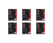 6x Jasart A5 Studio Display Book School Artworks Protector/Organiser 20 Pockets