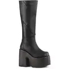 Pleaser Demonia 5" Chunky Heel 3" Pf Knee High Boots Adult Women Shoe Cam280/Bvl