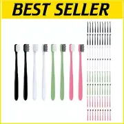 80PCS Micro-Nano Ultra Soft Toothbrush Set - Perfect for Elderly & Pregnant
