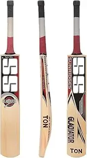 SS Gladiator English Willow Cricket Bat, Full Size Short Handle