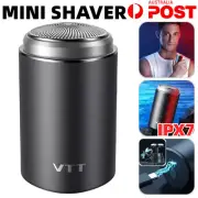 VTT Electric Shaver Men Mini Portable Razor Cordless Beard Trimmer Clipper USB