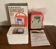 New Crosley Songbird Orange Portable AM/FM Alarm Clock Radio MiB Old Stock