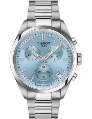 [Tissot] PR 100 Chronograph 40mm T1504171135100 Watch in Light Blue