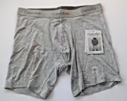 Calvin Klein Men's M Gray Ultra Soft Modern Modal Boxer Brief Underwear NWT