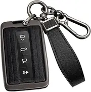 ontto Alloy Car Key fob Cover Fit for Great Wall GWM WEY TANK 300 500 Remote leather Key case keyring Key Shell holder bag keychain