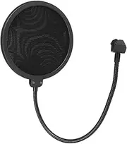 Pop Filter Microphone Pop Protection Microphone Pop Filter Mask Shield, Recording Blowout Preventer, Pop Filter Microphone Noise Filter for Blue Yeti, Snowball, HyperX QuadCast and Any Other