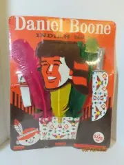 Vintage Original 1960's Fillum Fun Inc Daniel Boone Indian Set No. 125 NIP NOS
