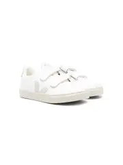 [VEJA Kids] touch-strap calf-leather shoes 32 White