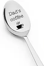 Dad's Coffee Spoon Gifts for Daddy Christmas Birthday Gifts for Father Dad Coffee Lovers Gifts for Dads Coffee Engraved Spoons Gifts for Stepdad Fathers from Daughter Son