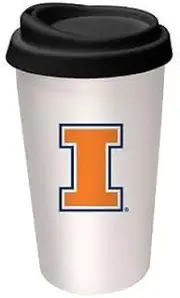 NCAA Illinois Fighting Illini Logo Travel Mug