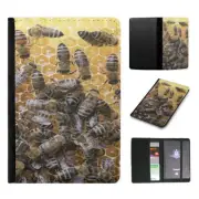 PASSPORT ITINERARY ORGANIZER|SWARM OF BEES IN HONEY COMB #2