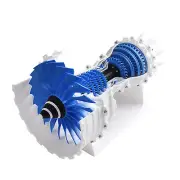 For Voron 0.2 Mini Stealth Burner Extruder 3D Printer Model Aero Engine Parts