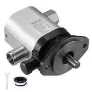 Hydraulic Log Splitter Pump, 22GPM, 2 Stage 4000PSI Wood Log Splitter Pump, 1'' Inlet 3/4'' NPT Outlet 3600 RPM Aluminum Hydraulic Gear Pump, for Small Engine Mounting Log Splitters