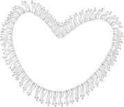LALAFINA Unique Rhinestone Tassel Chain Women's Fashion Chain Decorative Tassel Belt for Parties and Outfits