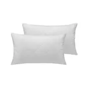 Dreamaker Quilted Cotton Cover Pillow Protector (Twin Pack)