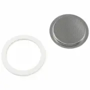 Bialetti silicone seal and filter for espresso maker 10 cups spare part