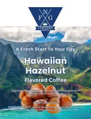 FNG Coffees- Hawaiian Hazelnut- Ground or Whole Bean- 16 oz