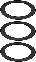 uxcell Goof Rings for 5/6 Inch Recessed Can Lighting Down Light, 3 Pcs Metal Goof Trim Rings Cover, Outer Diameter 8.07-inch, Inner Diameter 6.29-inch, Matte Finish Black, Flush Mount