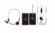 Brand NEW--Axess MPWL1511-BK VHF Long Range Wireless Headset w/Microphone