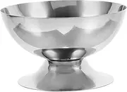 HOLIDYOYO Dessert Bowl Ice Serving Cup Fruit Salad Bowl Stainless Steel Reusable Ice Cream Cup