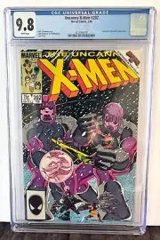 The Uncanny X-Men #202, CGC 9.8, White Pages, Beyonder & Sentinels app., Feb '86