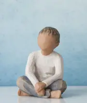Willow Tree Figurine Imaginative Child (Darker Skin & Hair) Susan Lordi 27349