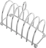 BESTOYARD Bread Rack Toast Holder Countertop Toast Rack Sandwich Racks Utensil Holder Tabletop Bread Stand Breakfast Toast Rack Kitchen Drying Rack Toast Slices Stainless Steel Silver