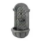 Solar Fountain Water Feature Wall Mount Garden Fountains 80CM Grey Gardeon