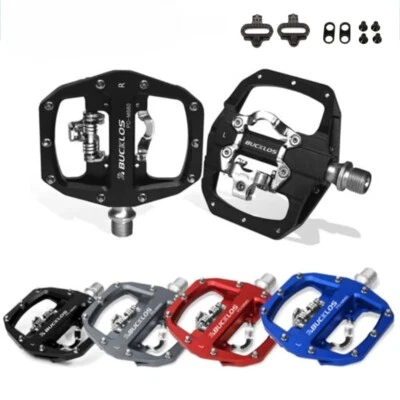 Pedals MTB Bike Flat Pedal Platform Bearing Dual Function Aluminum Alloy Pedals