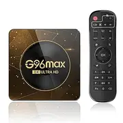 Android 13.0 TV Box, G96 MAX Smart Android TV Box with RK3528 Quad-Core 64Bit Cortex-A53 CPU, Support 8K HDR 10+/3D/2.4Ghz 5Ghz WiFi 6 /100M Enternet/Bluetooth 5.0,4gb+64gb