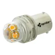 Ignite LED Signalling Globe with BAU15S Base - Amber - Pack of 2 - IGL9154