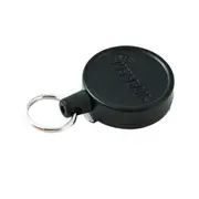 KEY-BAK Self Retracting Reel Belt Clip 900mm Poly Cord Black KB6