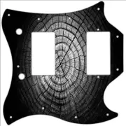 SG Standard Pickguard Gibson Graphical Guitar Scratch Plate Dried Tree Rings
