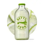 Betty Buzz Sparkling Lemon Lime Premium Sparkling Soda by Blake Lively (12 Pack)