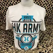 NEW HK Army Deco Paintball T-Shirt - White - Medium