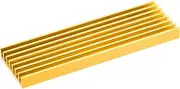 uxcell 1 Pack M.2 2280 Nvme SSD Heatsink Cooler with Thermal Pad Alloy Aluminum Heat Sink Cooling Sink for PC Laptop, 70x22x6mm, Gold