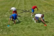 4 WAY TUG OF WAR! It Will Grind you UP! Great for all sports. Gladiator Competit