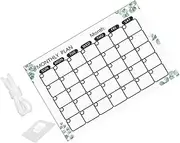 DOITOOL 1 Set Multi Functional Transparent Acrylic Memo Board with Hanging Lanyard for Home and Office Use Dry Erase Surface for Notes and Messages Simple Craftsmanship Design School