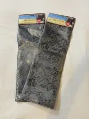 Pillow Covers Set Of 4 18x18” Zipper Closure Gray Polyester NEW!