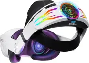 Head Strap for Meta Quest 3/Quest 3S, 10000Mah Battery Pack for Oculus Quest 3 w