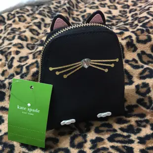 Kate Spade。貓咪零錢包