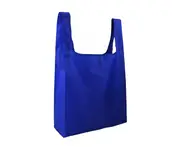 Eco Friendly Folding Waterproof Oxford Fabric Grocery Shopping Bag Tote Pouch Blue